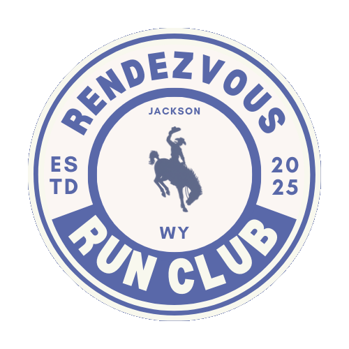 Rendezvous Run Club badge logo